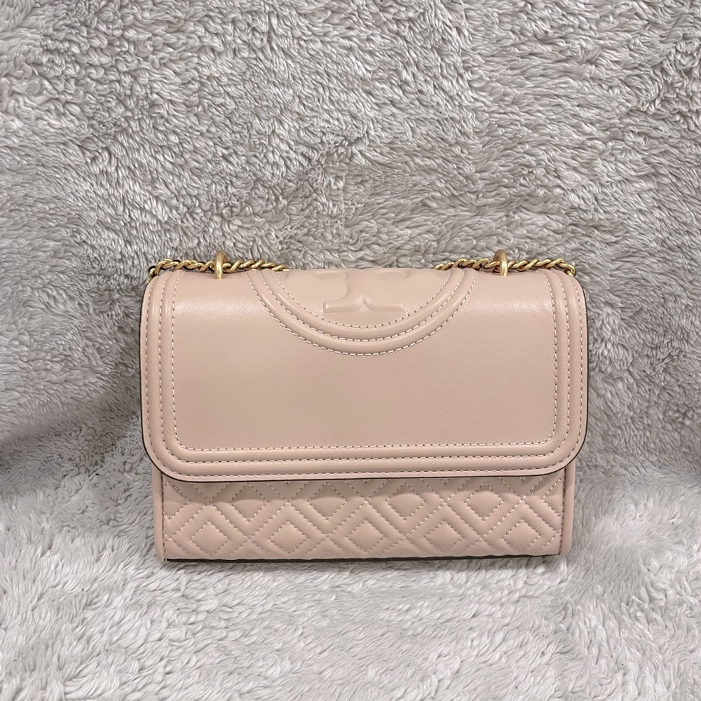 tory Burch Fleming small shell pink
